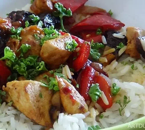 Tofu aux pruneaux